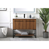 Elegant Decor 40 Inch Single Bathroom Vanity In Walnut Brown VF42040WB